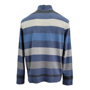 Cremieux Classics Striped Quarter-Zip Pullover XL Back View
