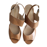 Adrienne Vittadini Yancy Cork Platform Sandals Size 8