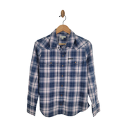 Calvin Klein Jeans Women's Western Plaid Shirt Size M