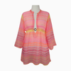 Double Decker Sheer Swim Cover-Up Tunic - Size L