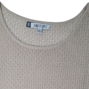 Jennifer Lopez Women’s Metallic Open-Knit Dolman Sleeve Top Size M - NWT