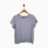 Simply Vera Vera Wang Textured Short Sleeve Top Size PL