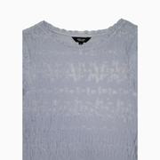 Simply Vera Vera Wang Textured Short Sleeve Top Size PL