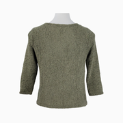 chico’s Women's Tessa Open-Stitch Pullover Sweater Size 0 (Small)