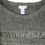 chico’s Women's Tessa Open-Stitch Pullover Sweater Size 0 (Small)