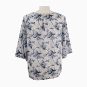 Tommy Bahama Silk Blend Peasant Blouse - Size L
