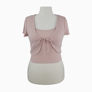 Yarn & Sea Ribbed 2-Piece Top Set – Size L – NWT