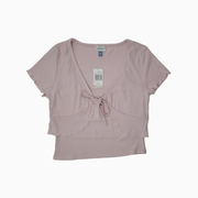 Yarn & Sea Ribbed 2-Piece Top Set – Size L – NWT