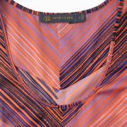 Outback Red Printed Chevron Stripe Tank Top – Size S