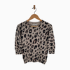 Old Navy Women's Leopard Print Lightweight Cotton Sweater – Size M