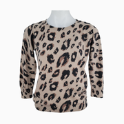 Old Navy Women's Leopard Print Lightweight Cotton Sweater – Size M