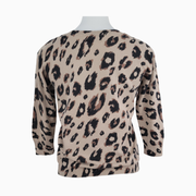 Old Navy Women's Leopard Print Lightweight Cotton Sweater – Size M