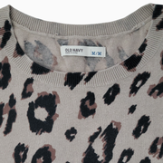 Old Navy Women's Leopard Print Lightweight Cotton Sweater – Size M