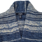 Chaps Open Front Cardigan