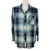 Terra & Sky Plaid Pocket Button Down Shirt