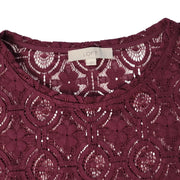 Loft Flutter Sleeve Lace Blouse
