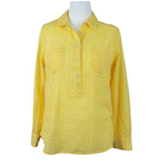 Merona Geometric Long Sleeve Blouse