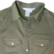 Max Studio Roll Tab Sleeve Blouse
