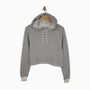 H&M Divided Striped Cropped Hoodie – Size M
