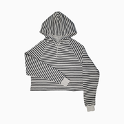 H&M Divided Striped Cropped Hoodie – Size M