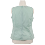 Talbots Sleeveless Pleated Neckline Top