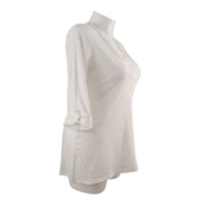 H&M Henley Roll Tab Tunic Sz L
