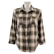 Derek Heart Plus Roll Tab/Roll Side Flannel Shirt