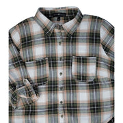 Derek Heart Plus Roll Tab/Roll Side Flannel Shirt