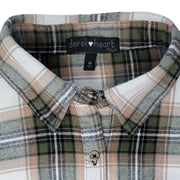 Derek Heart Plus Roll Tab/Roll Side Flannel Shirt