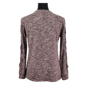 Self E by Self Esteem Lace Up Open Front Cardigan