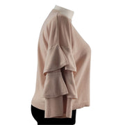 Mud Pie Tiered Ruffle Sleeves Sweater