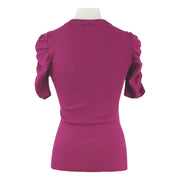 Say What? Puff Sleeve Fitted Sweater