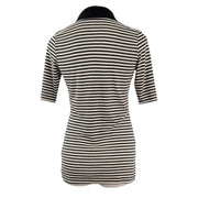 Gap Women Striped Polo Shirt