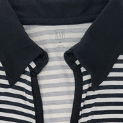 Gap Women Striped Polo Shirt