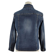 Kikit Jeans by Maurice Sasson Straight Hem Denim Jacket Sz L