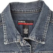 Kikit Jeans by Maurice Sasson Straight Hem Denim Jacket Sz L
