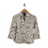 Alfani Women's Printed Button-Front Blouse Size L