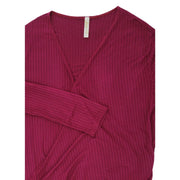 In Love Ribbed Open Front Cardigan