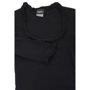 Eyeshadow Ruffle Neckline Top