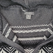 Eddie Bauer Women's Fair Isle Full Zip Hooded Cardigan Sweater