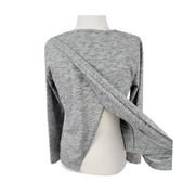 J. Crew Women Belted Crossback Top Medium