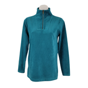 Lands' End Soft Cord Quarter Zip Pullover