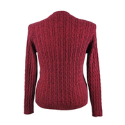 Karen Scott Cotton Cable Knit Sweater