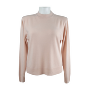 Sag Harbor Soft Pink Mock Neck Sweater