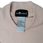 Sag Harbor Soft Pink Mock Neck Sweater