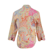 Lauren Ralph Lauren Paisley Button Up Blouse