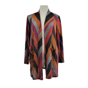 Susan Graver Shimmery Open Front Cardigan - NWT