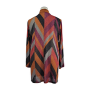 Susan Graver Shimmery Open Front Cardigan - NWT