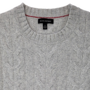 Banana Republic Cable Knit Sweater Gray Small