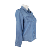 Crown & Ivy Chambray Shirt Size Large